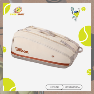 Túi Tennis WILSON ROLAND GARROS Super Tour 9 pack