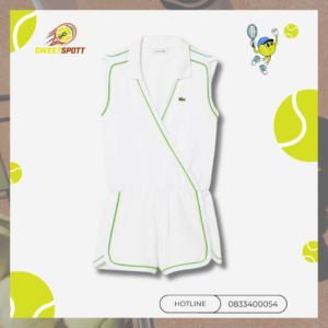 Bộ Quần Áo Liền Thân Nữ Lacoste Women's Sleeveless Polo Romper